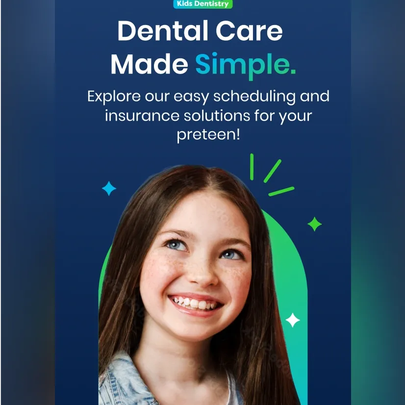SmileRight Kids Dentistry Instagram ad as part of their marketing services with Blackhawk.