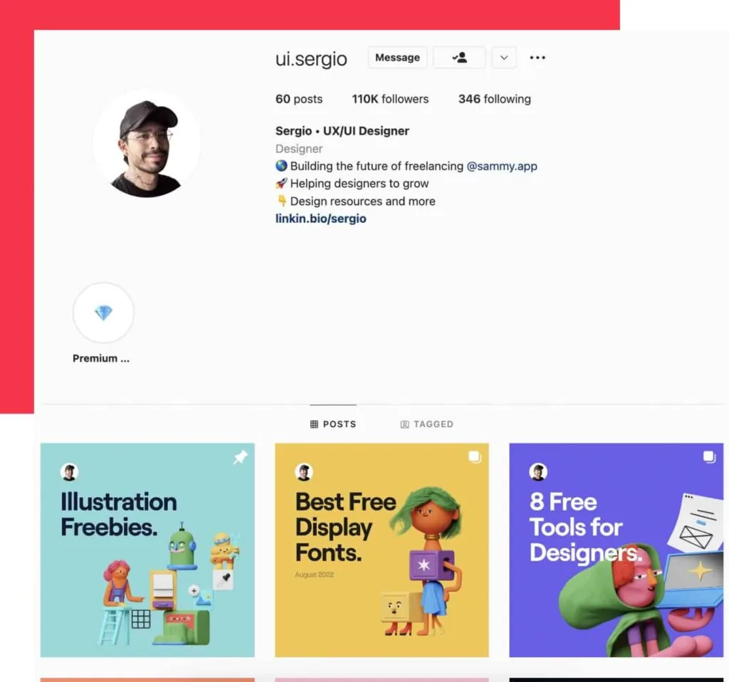 ui.sergio graphic design instagram