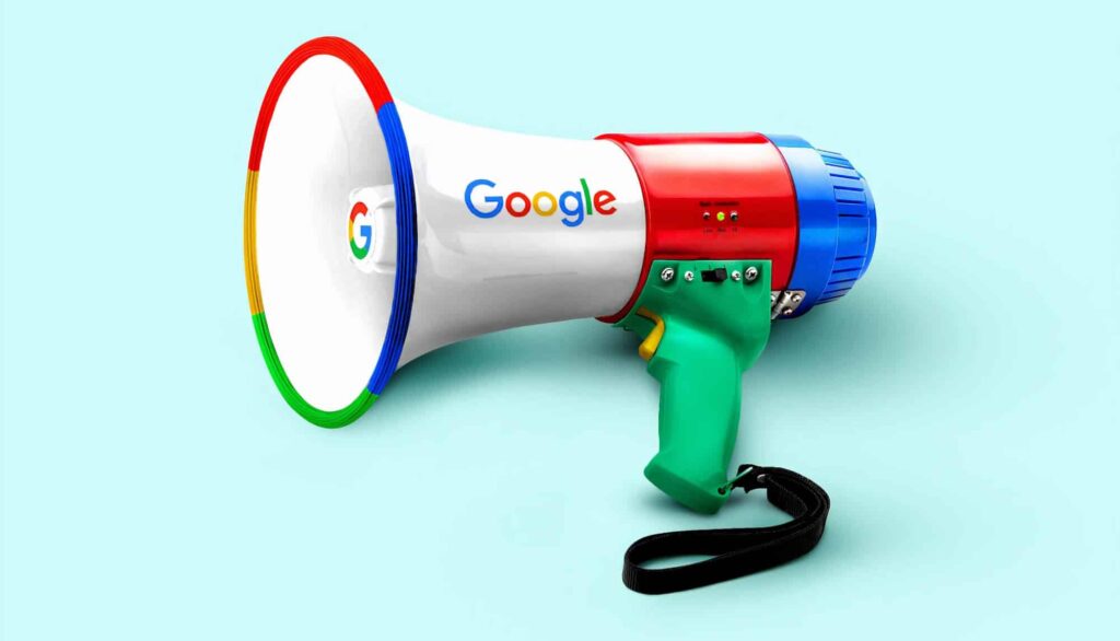 Google Search Engine Megaphone