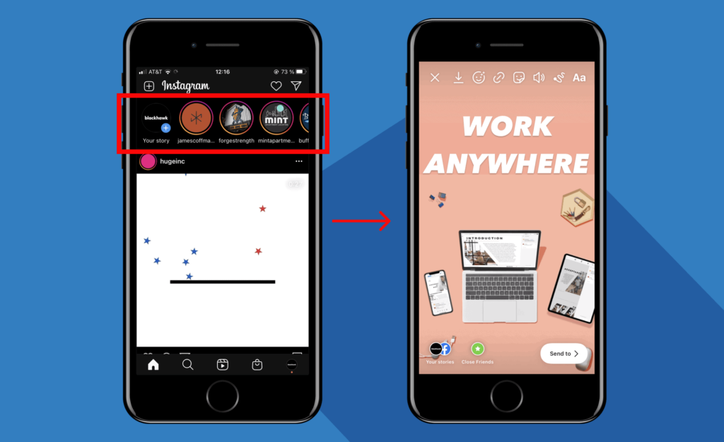 17 Proven Steps to Gain Thousands of Real Instagram Followers in 2021 | Blackhawk | Austin Digital Marketing Agency instagram story examples