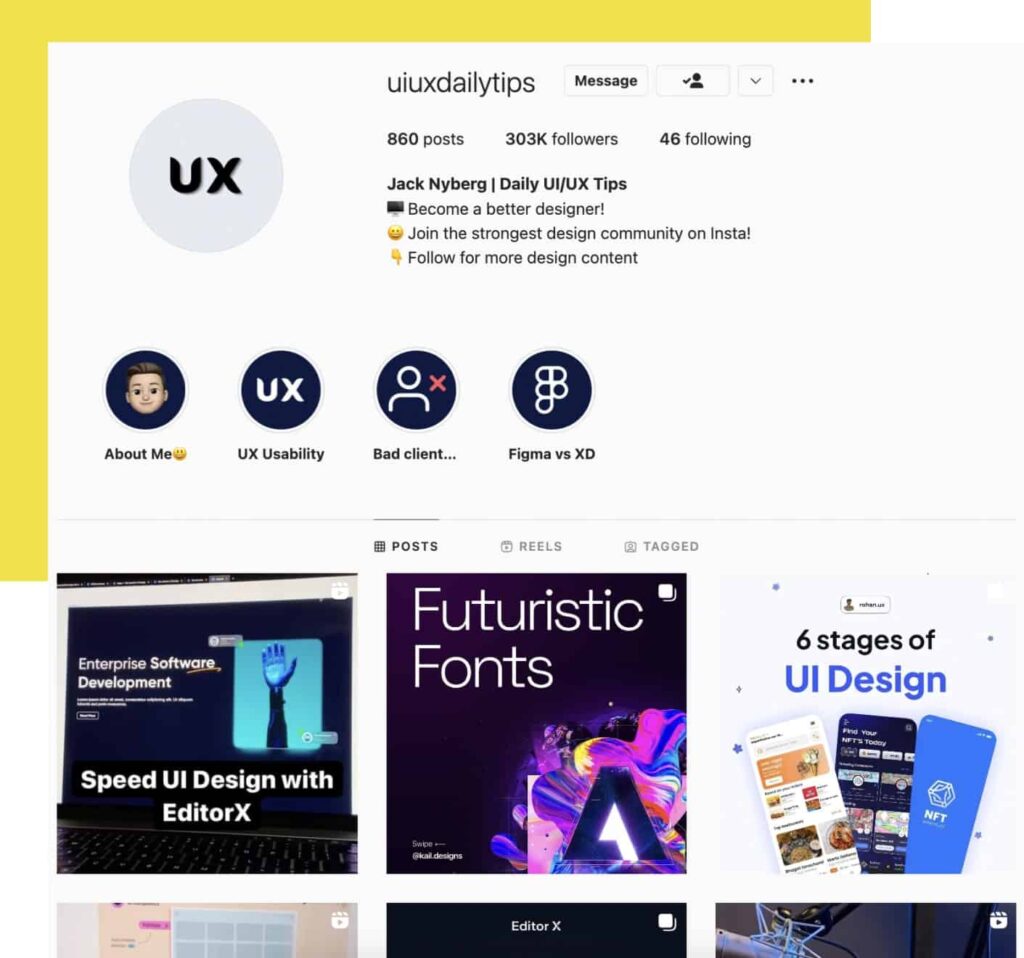 uiux graphic design instagram