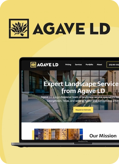 agave landing page